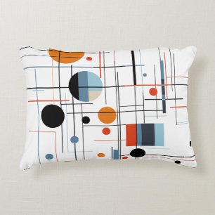 Abstract Geometric Modern Minimalist Lines Decorative Cushion
