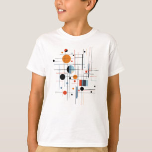 Abstract Geometric Modern Minimalist Lines T-Shirt