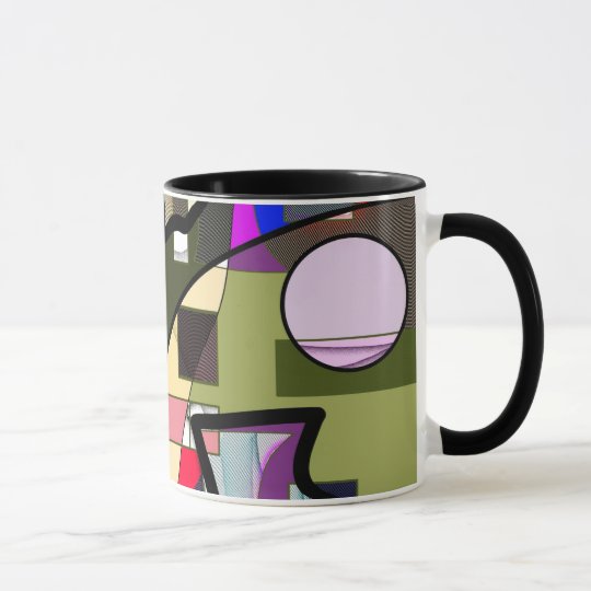 Abstract Geometric Modern Mug