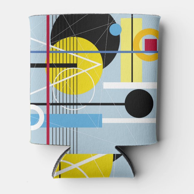 Abstract Geometric: Multicolor Background Can Cooler (Front)