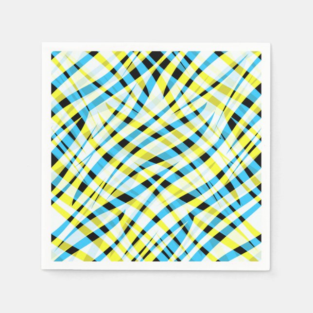 Abstract, geometric napkin (Front)