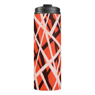 Abstract Geometric Paper: High-Res Texture Thermal Tumbler