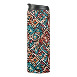 Abstract geometric pattern 19 -Thermal Tumbler