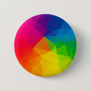 Abstract Geometric Pattern 1 6 Cm Round Badge