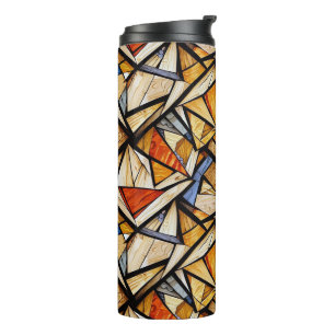 Abstract geometric pattern 20 - Thermal Tumbler
