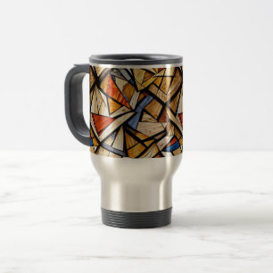 Abstract geometric pattern 20 - Travel Mug