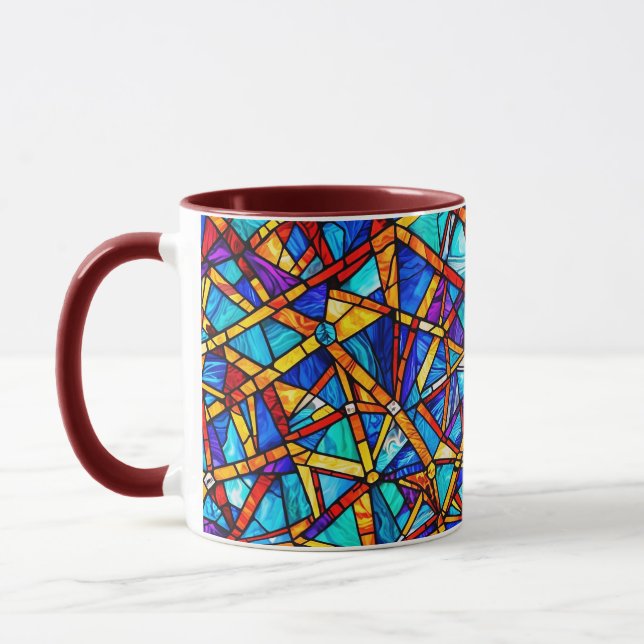 Abstract geometric pattern 22 - Coffee Mug (Left)