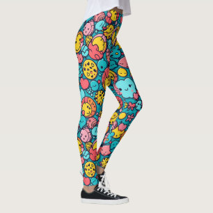 Abstract geometric pattern 33 - Leggings