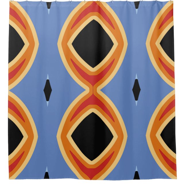 Abstract geometric pattern.abstract, background, m shower curtain (Front)