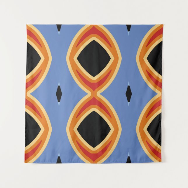 Abstract geometric pattern.abstract, background, m tapestry (Front)