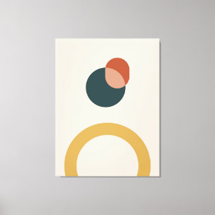 Abstract geometric pattern background canvas print