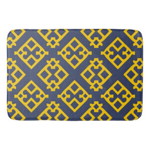 Abstract Geometric Pattern Bath Mat