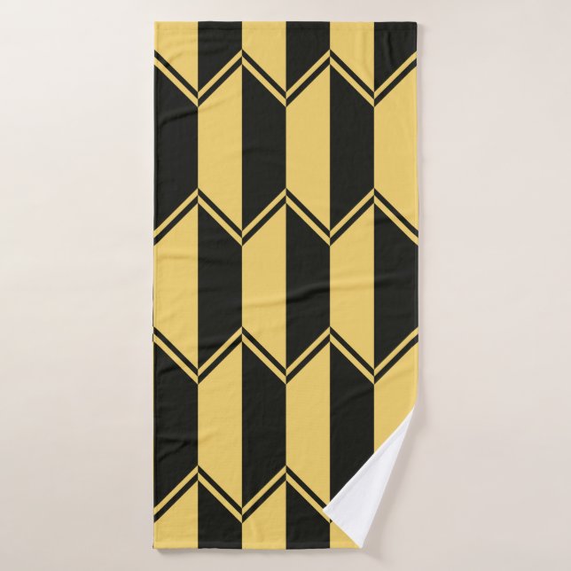 Abstract geometric pattern  bath towel (Bath Towel)