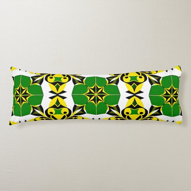 Abstract Geometric Pattern Body Cushion (Front)