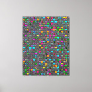 Abstract Geometric Pattern Canvas 