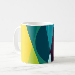 Abstract geometric pattern coffee mug