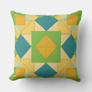 Abstract Geometric Pattern Cushion
