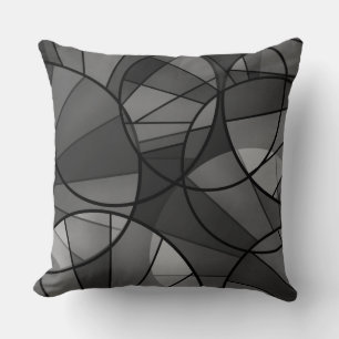 Abstract geometric pattern cushion