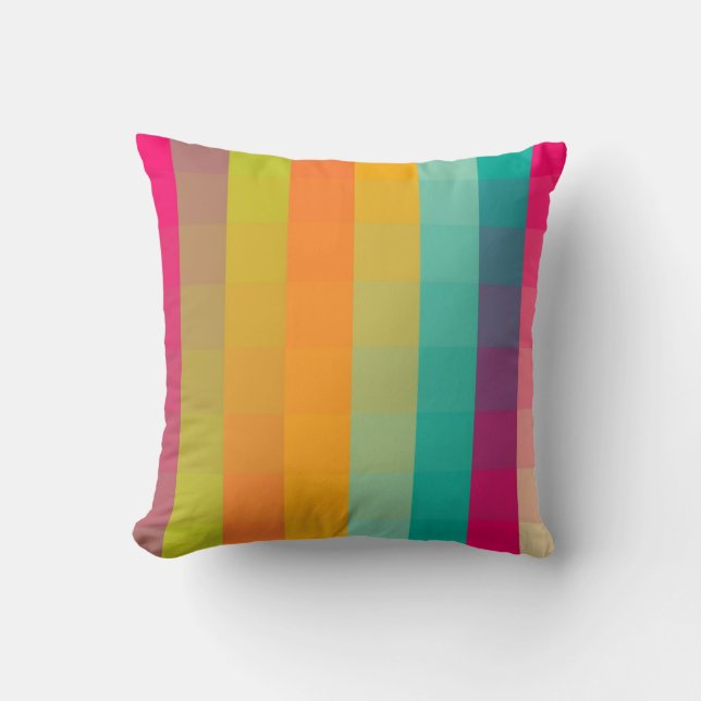 Abstract geometric pattern cushion (Front)