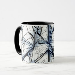 Abstract geometric pattern design 27- Coffee Mug