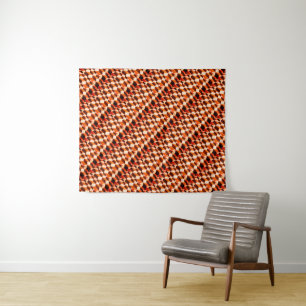Abstract Geometric Pattern Earth Desert Colour Tapestry