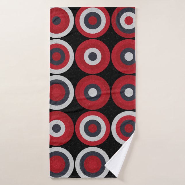 Abstract Geometric Pattern generative computationa Bath Towel (Bath Towel)