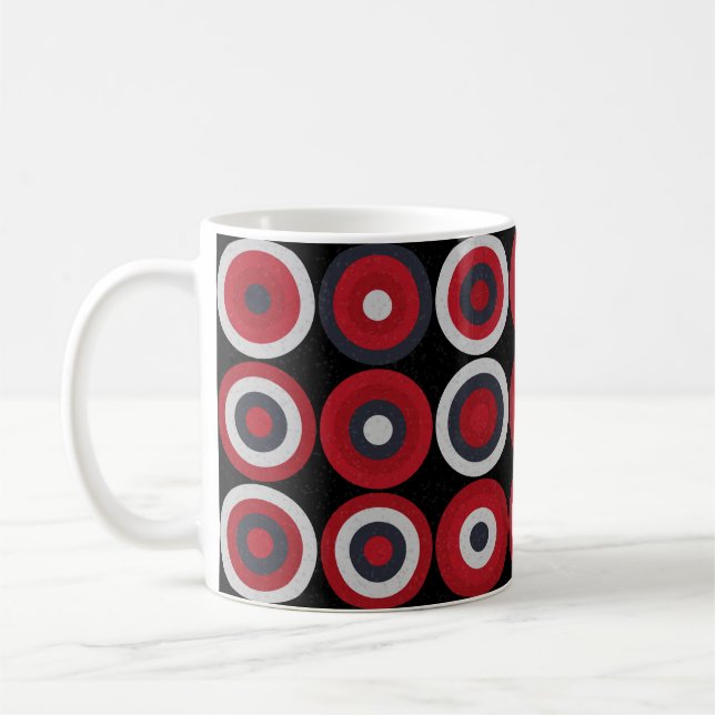 Abstract Geometric Pattern generative computationa Coffee Mug (Left)