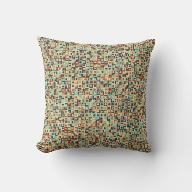 Abstract Geometric Pattern generative computationa Cushion (Front)
