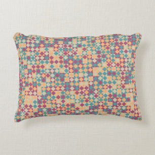 Abstract Geometric Pattern generative computationa Decorative Cushion