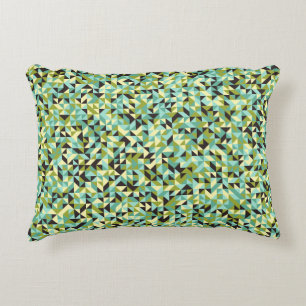 Abstract Geometric Pattern generative computationa Decorative Cushion