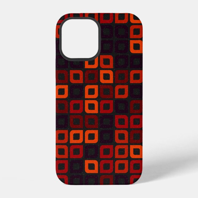 Abstract Geometric Pattern generative computationa iPhone Case (Back)