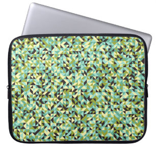 Abstract Geometric Pattern generative computationa Laptop Sleeve