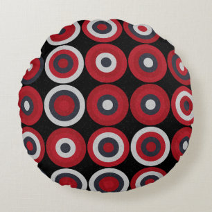 Abstract Geometric Pattern generative computationa Round Cushion