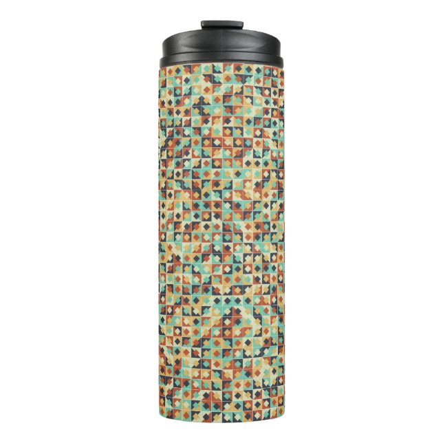 Abstract Geometric Pattern generative computationa Thermal Tumbler (Front)