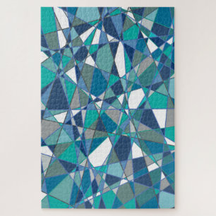 Abstract Geometric Pattern Jigsaw Puzzle