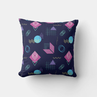 Abstract geometric pattern, line shapes. cushion