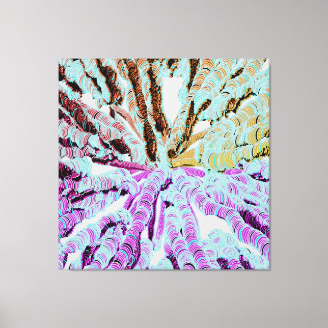 Abstract Geometric Pattern Metal wall art  (Front)