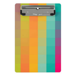 Abstract geometric pattern mini clipboard