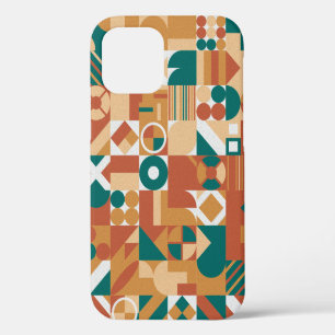 Abstract geometric pattern. Multicolor Figures. Te iPhone 12 Case