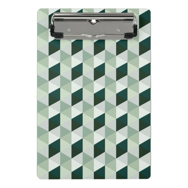 Abstract Geometric Pattern - No. 01 Mini Clipboard (Front)