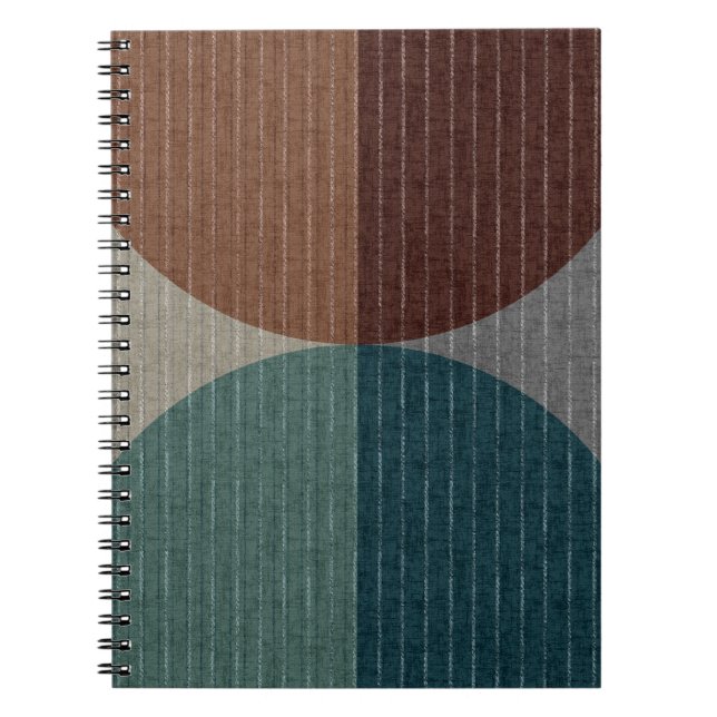 Abstract geometric pattern.  notebook (Front)