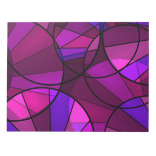 Abstract geometric pattern notepad