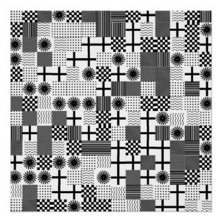 Abstract Geometric pattern Poster