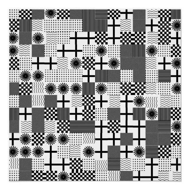 Abstract Geometric pattern  Poster (Front)