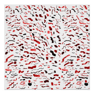 Abstract Geometric Pattern Poster