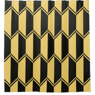 Abstract geometric pattern  shower curtain