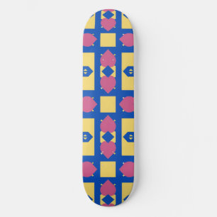 Abstract Geometric Pattern Skateboard