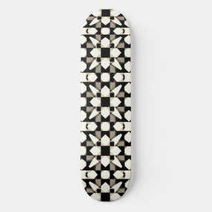 Abstract Geometric Pattern Skateboard