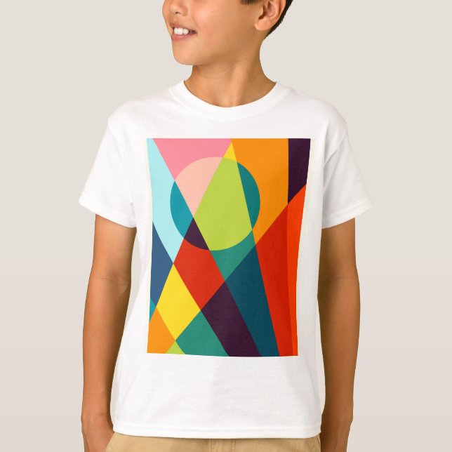 Abstract geometric pattern T-Shirt (Front)
