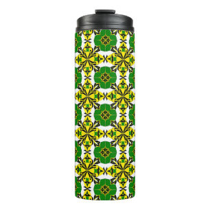 Abstract Geometric Pattern Thermal Tumbler